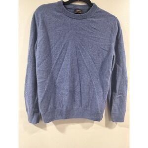 Quince Mongolian Cashmere Crewneck Sweater Blue Size L